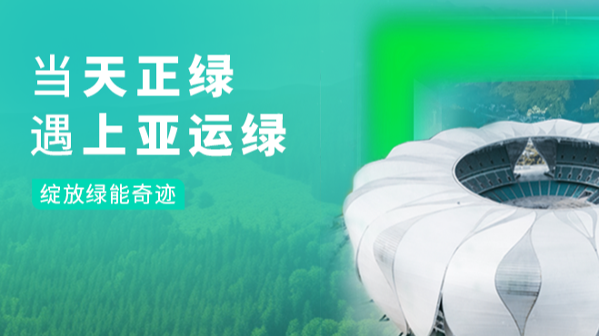 当pg模拟器绿，遇上亚运绿……